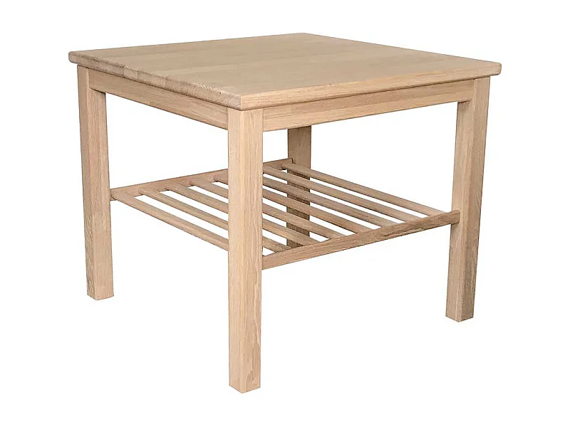 Wohnzimmertisch aus Eiche Massivholz Skandi Design