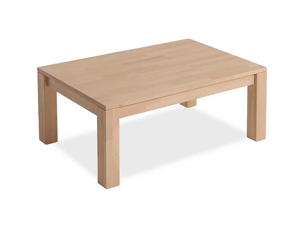 Wohnzimmertisch aus Buche Massivholz 45 cm hoch