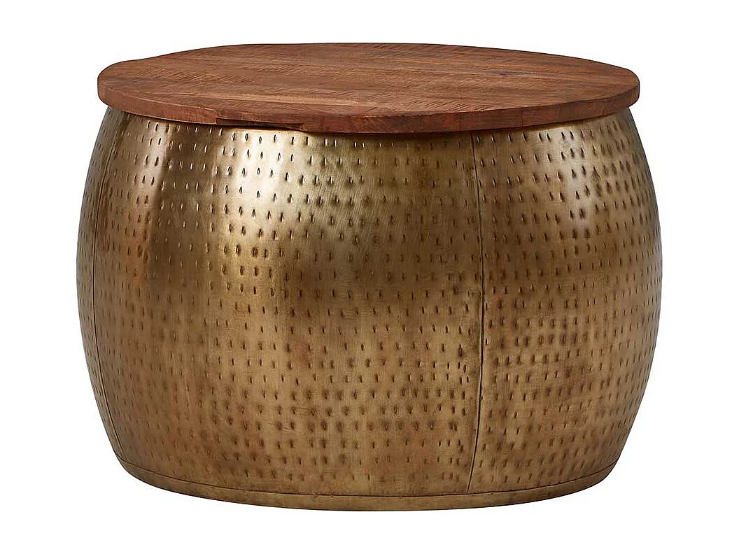 Wohnzimmertisch im Industry und Loft Stil abnehmbarer Tischplatte