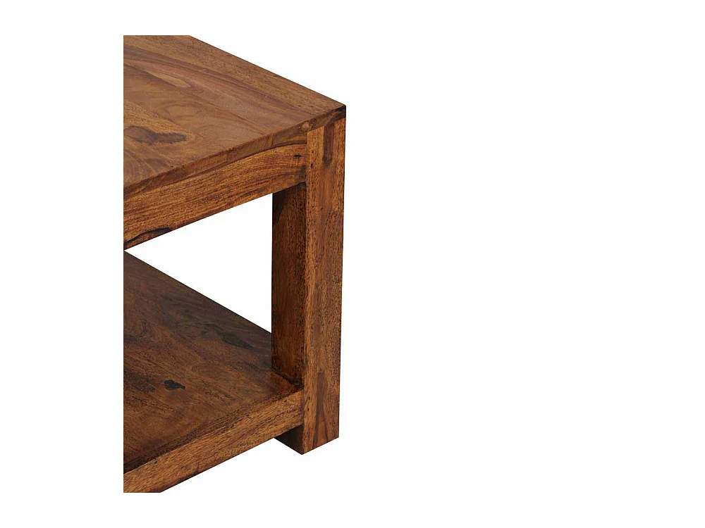 Wohnzimmer Couchtisch aus Sheesham massiv lackiert 60 cm breit