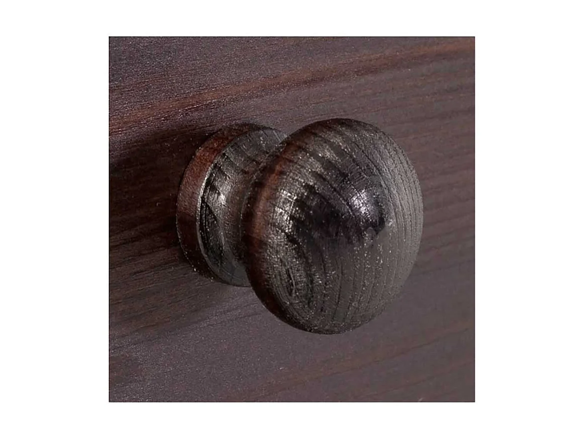 Sofatisch in Wengefarben Kiefer Massivholz