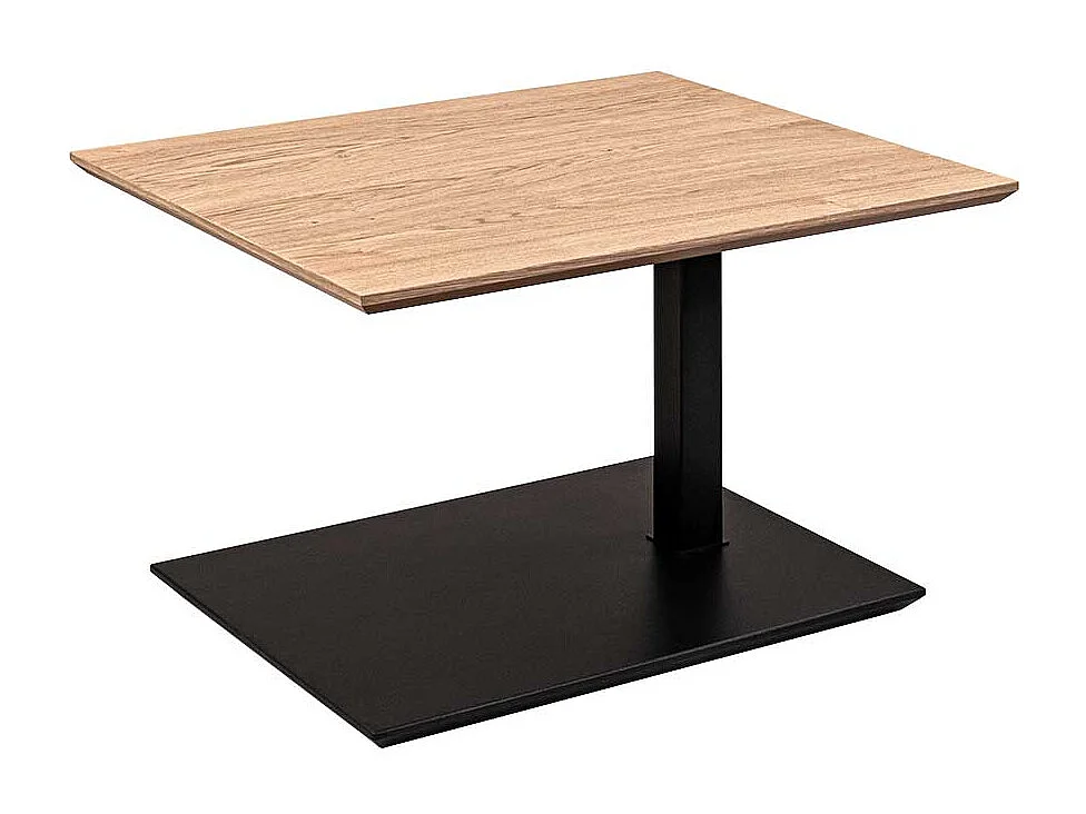 Verstellbarer Couchtisch in Wildeiche Bianco Anthrazit