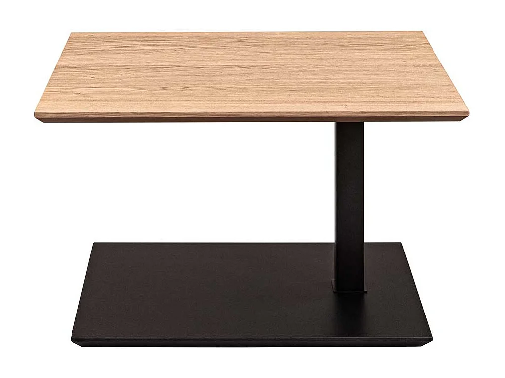 Verstellbarer Couchtisch in Wildeiche Bianco Anthrazit