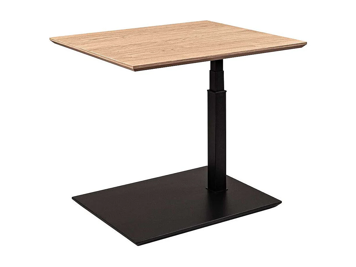 Verstellbarer Couchtisch in Wildeiche Bianco Anthrazit