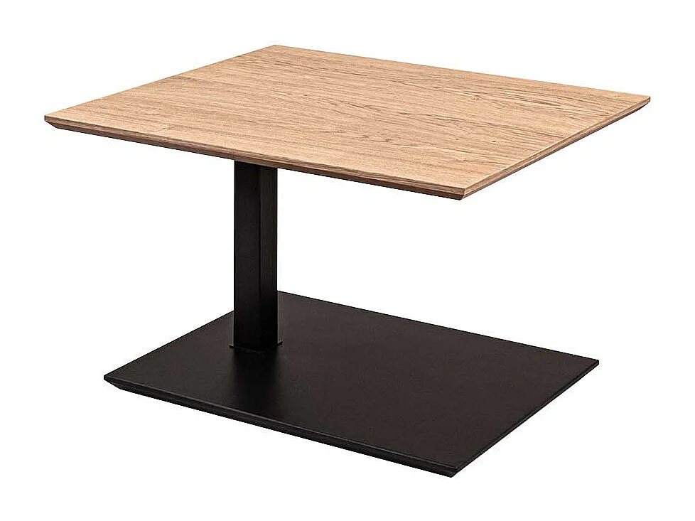 Verstellbarer Couchtisch in Wildeiche Bianco Anthrazit