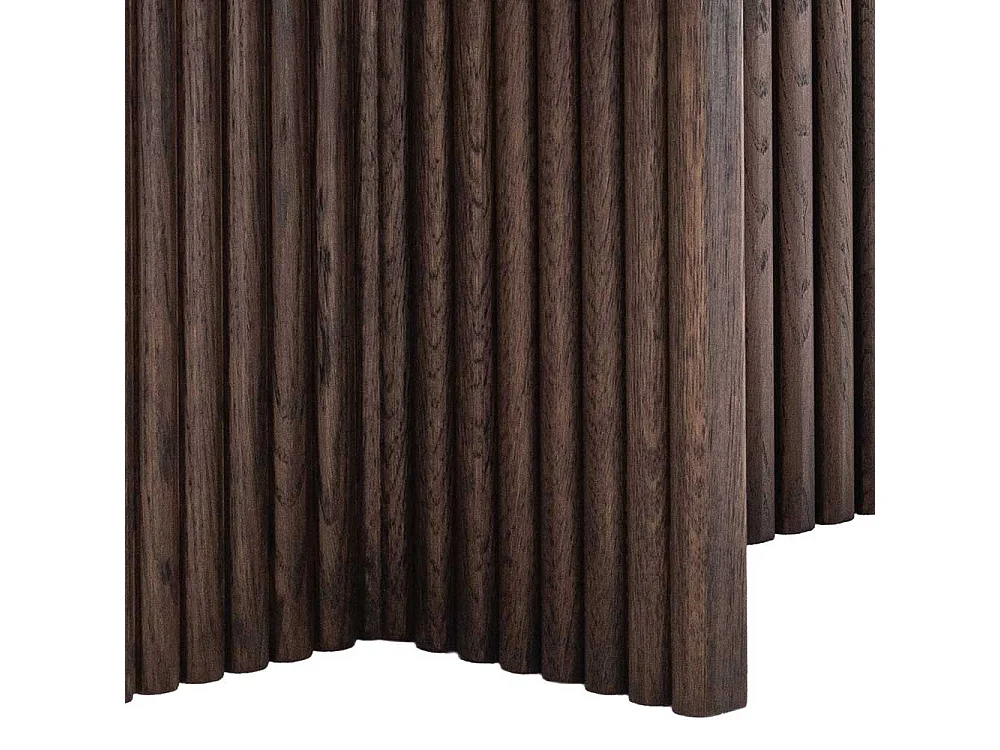 Couchtisch im Skandi Design runder Tischplatte