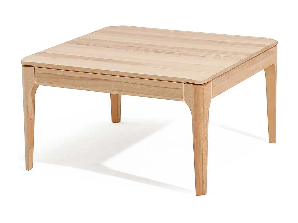 Holz Couchtisch aus Kernbuche Massivholz 45 cm hoch