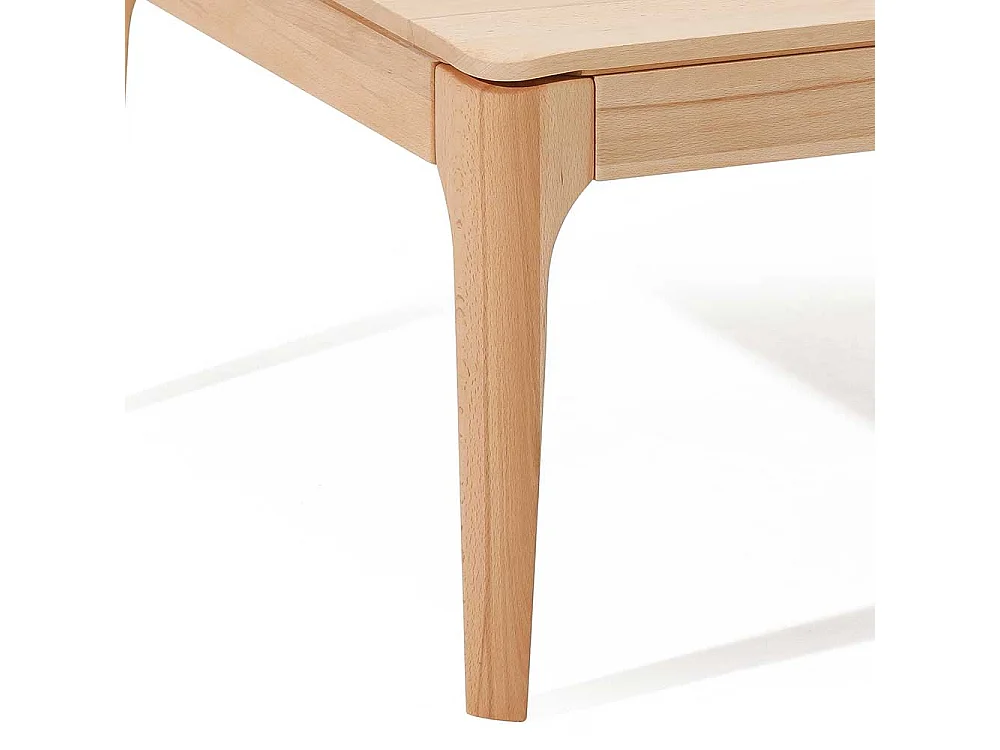 Holz Couchtisch aus Kernbuche Massivholz 45 cm hoch