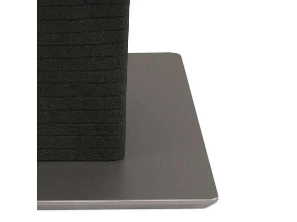 Designercouchtisch mit Klarglasplatte höhenverstellbar