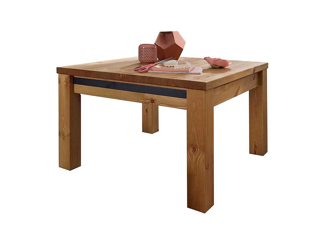 Echtholztisch in Eichefarben Kiefer Massivholz