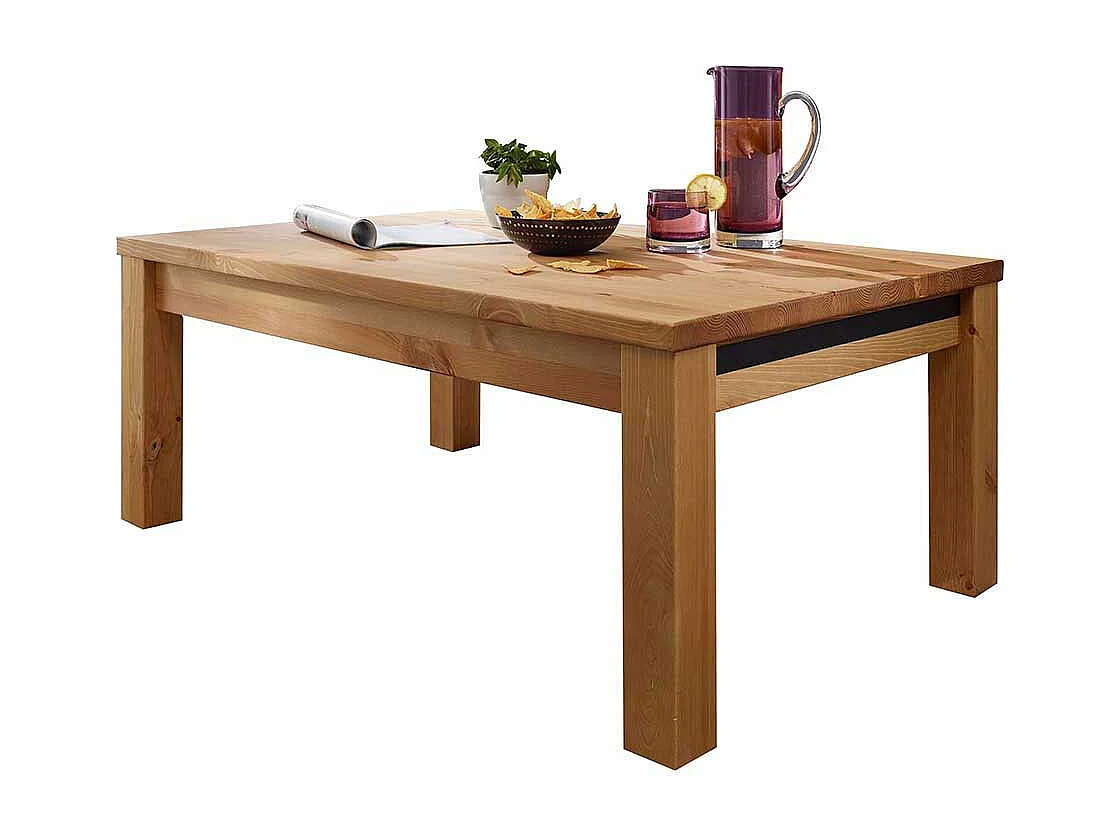 Echtholztisch in Eichefarben Kiefer Massivholz