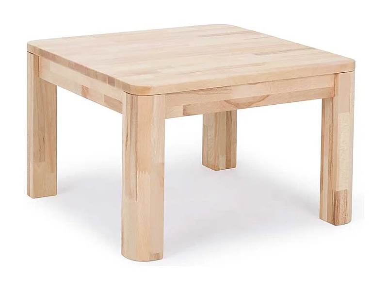 Massivholz Couchtisch aus Kernbuche geölt 45 cm hoch