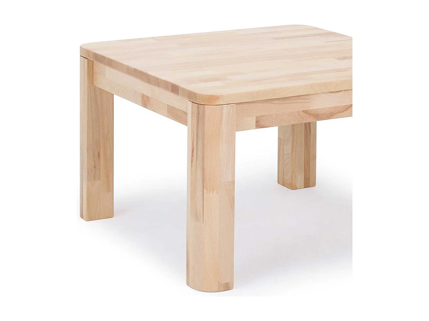 Massivholz Couchtisch aus Kernbuche geölt 45 cm hoch