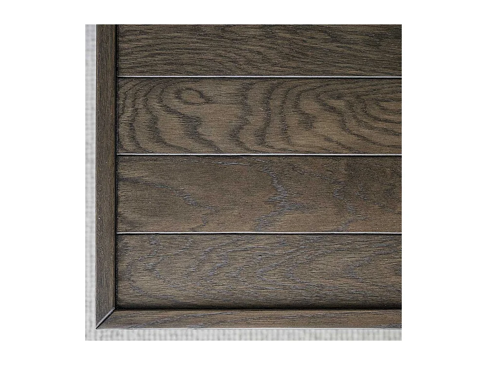 Wohnzimmertisch quadratisch in Eiche braun und Schwarz Skandi Design