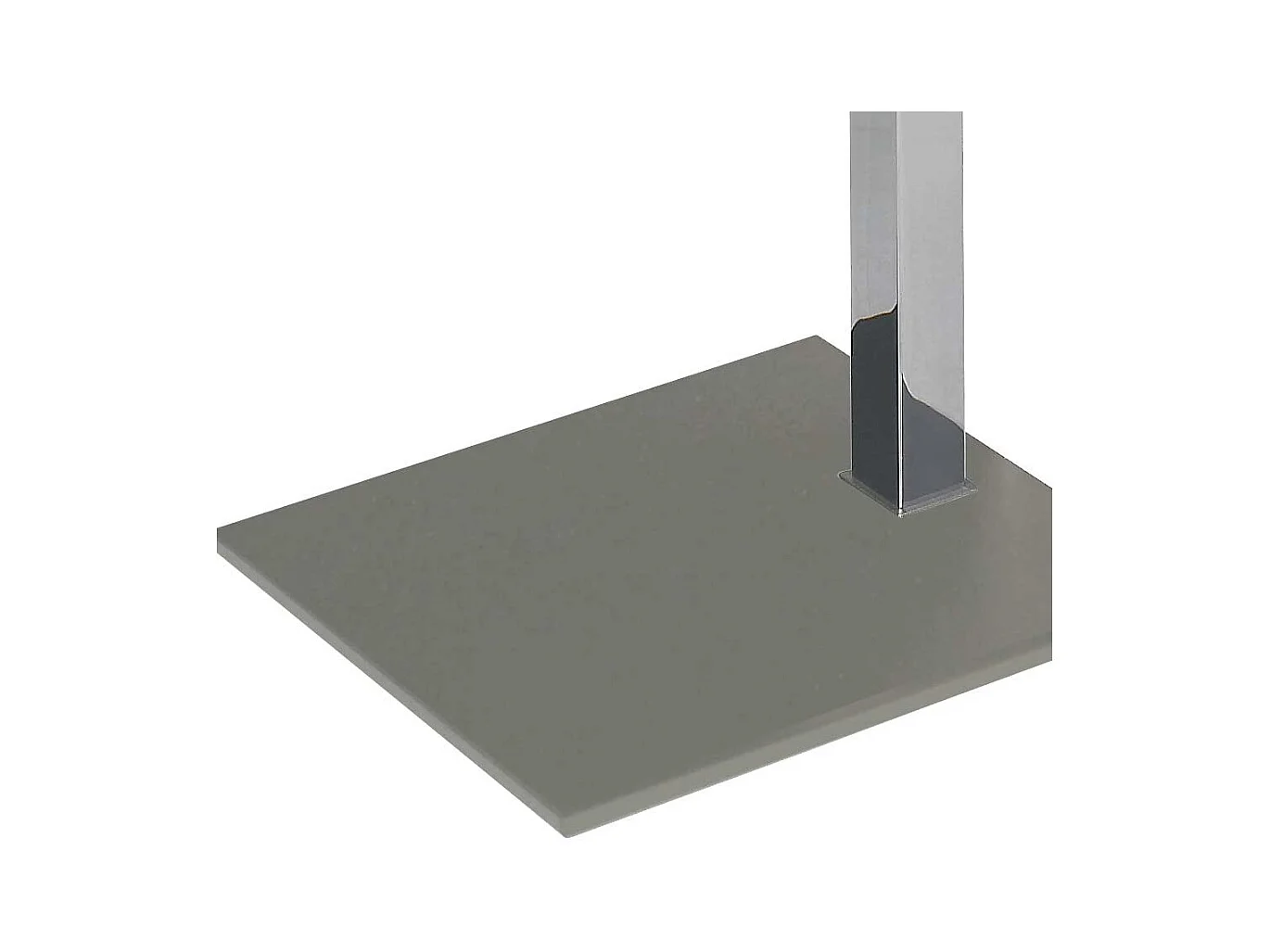 Wohnzimmertisch mit Klarglasplatte höhenverstellbar