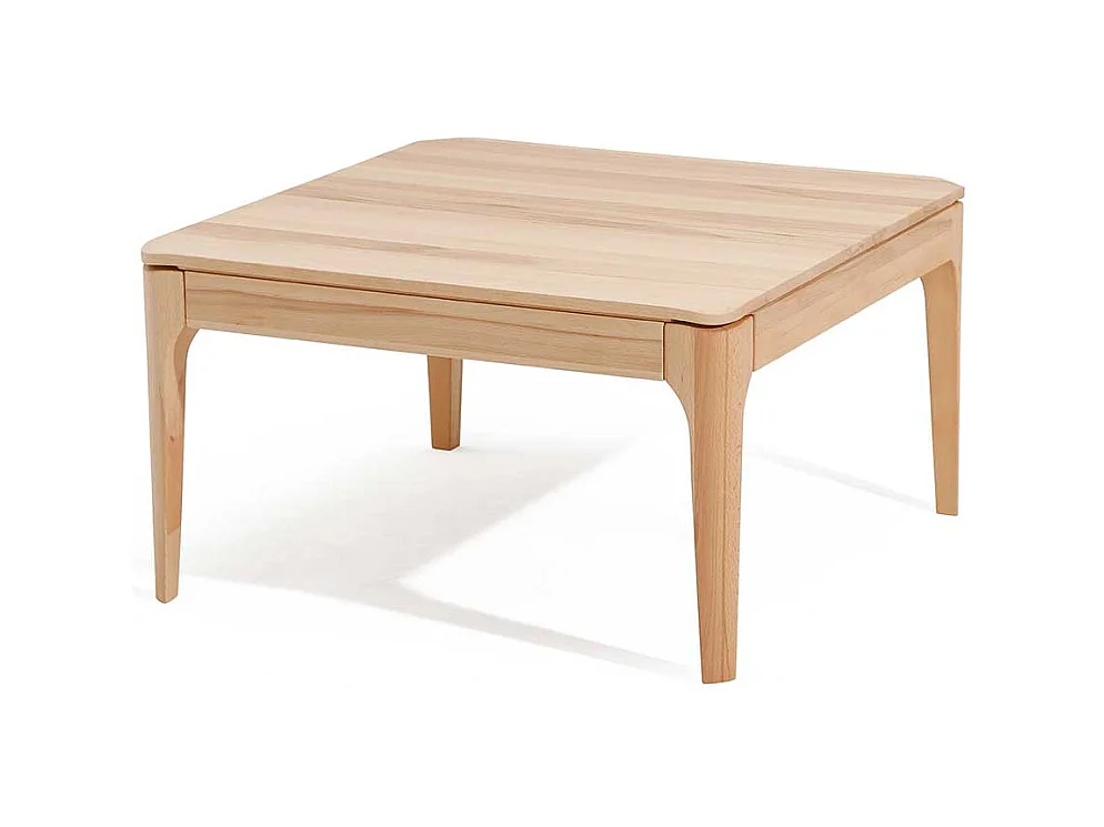 Holz Couchtisch aus Kernbuche Massivholz 45 cm hoch