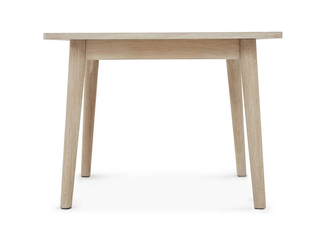 Couchtisch Sofatisch in Eiche weiß mit Vierfußgestell