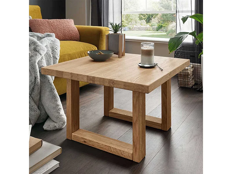 Couchtisch aus Wildeiche Massivholz geölt