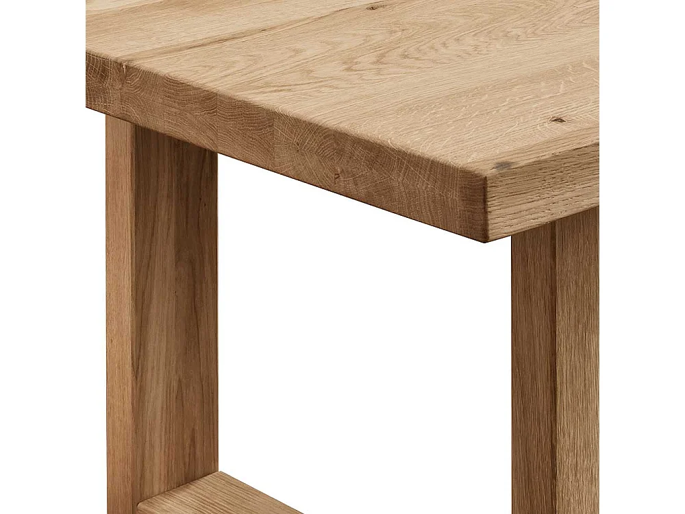 Couchtisch aus Wildeiche Massivholz geölt