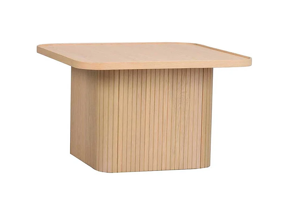 Wohnzimmer Tisch mit quadratischer Tischplatte Siebziger Jahre Look