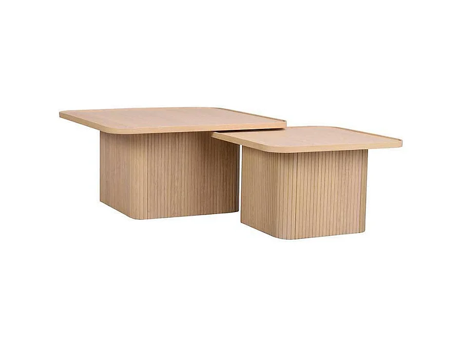 Wohnzimmer Tisch mit quadratischer Tischplatte Siebziger Jahre Look