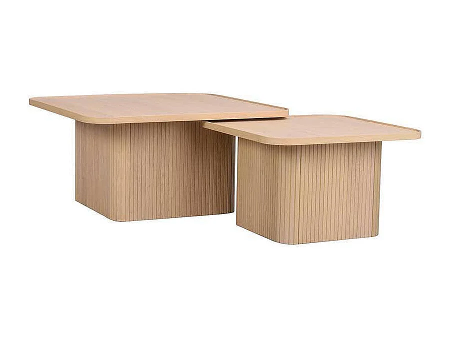 Wohnzimmer Tisch mit quadratischer Tischplatte Siebziger Jahre Look