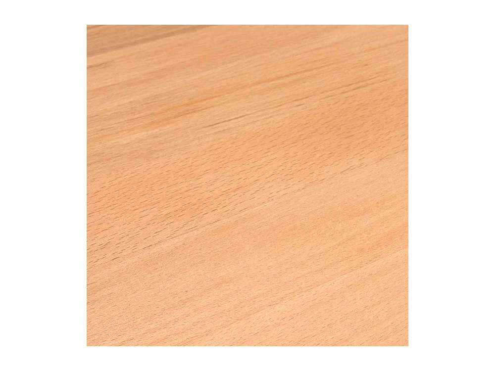 Massivholz Couchtisch aus Kernbuche geölt Metall Bügelgestell