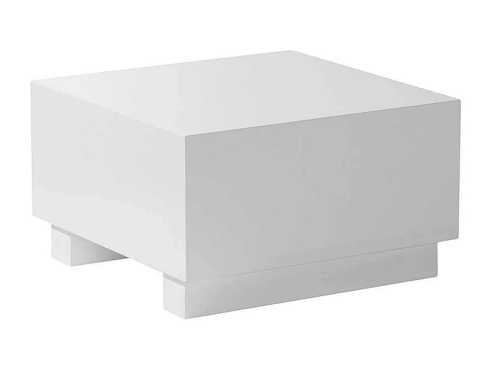 Wohnzimmer Tisch Couchtisch in Weiß Hochglanz lackiert