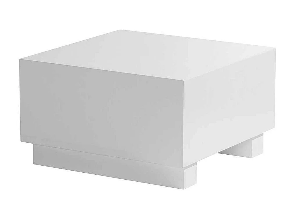 Wohnzimmer Tisch Couchtisch in Weiß Hochglanz lackiert