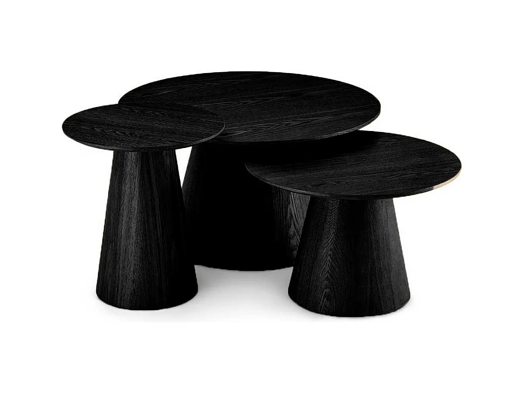 Esstisch Tisch in runder Form echtholzfurniert