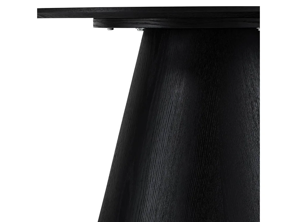 Esstisch Tisch in runder Form echtholzfurniert