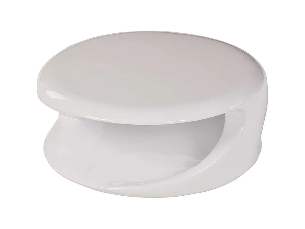 Moderner Couchtisch in Weiß Hochglanz 80 cm breit