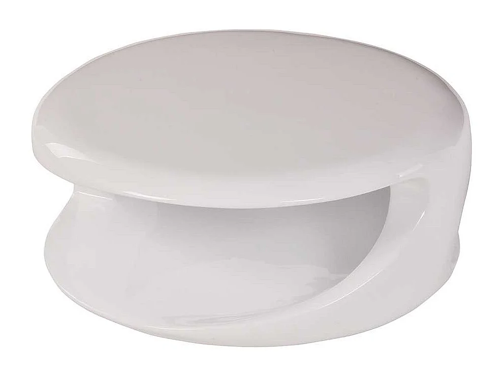 Moderner Couchtisch in Weiß Hochglanz 80 cm breit