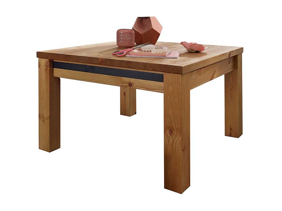 Echtholztisch in Eichefarben Kiefer Massivholz