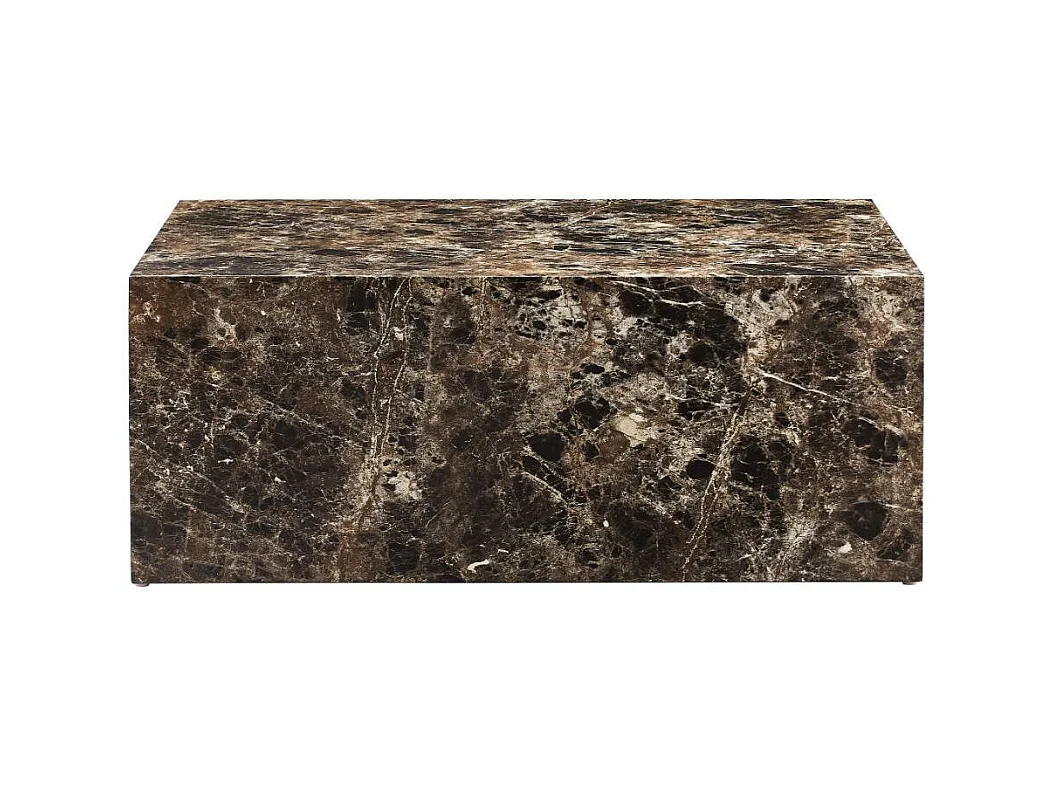 Sofatisch Wohnzimmer Tisch in Marmor Optik 90 cm breit