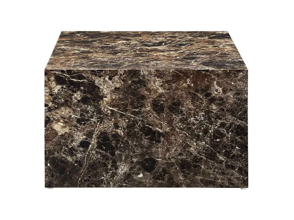 Sofatisch Wohnzimmer Tisch in Marmor Optik 90 cm breit