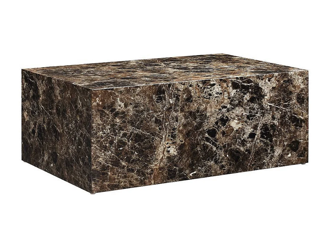 Sofatisch Wohnzimmer Tisch in Marmor Optik 90 cm breit