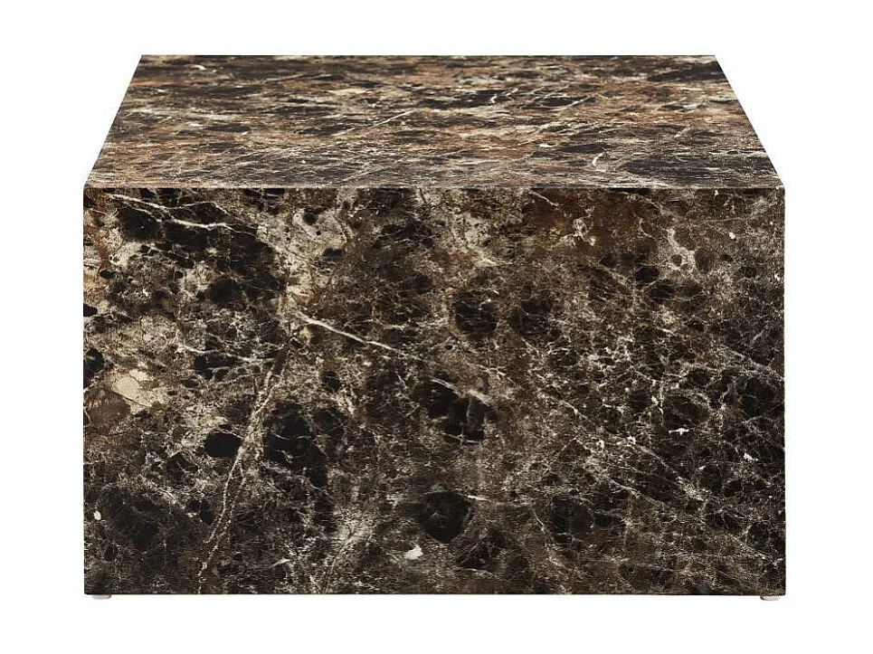 Sofatisch Wohnzimmer Tisch in Marmor Optik 90 cm breit