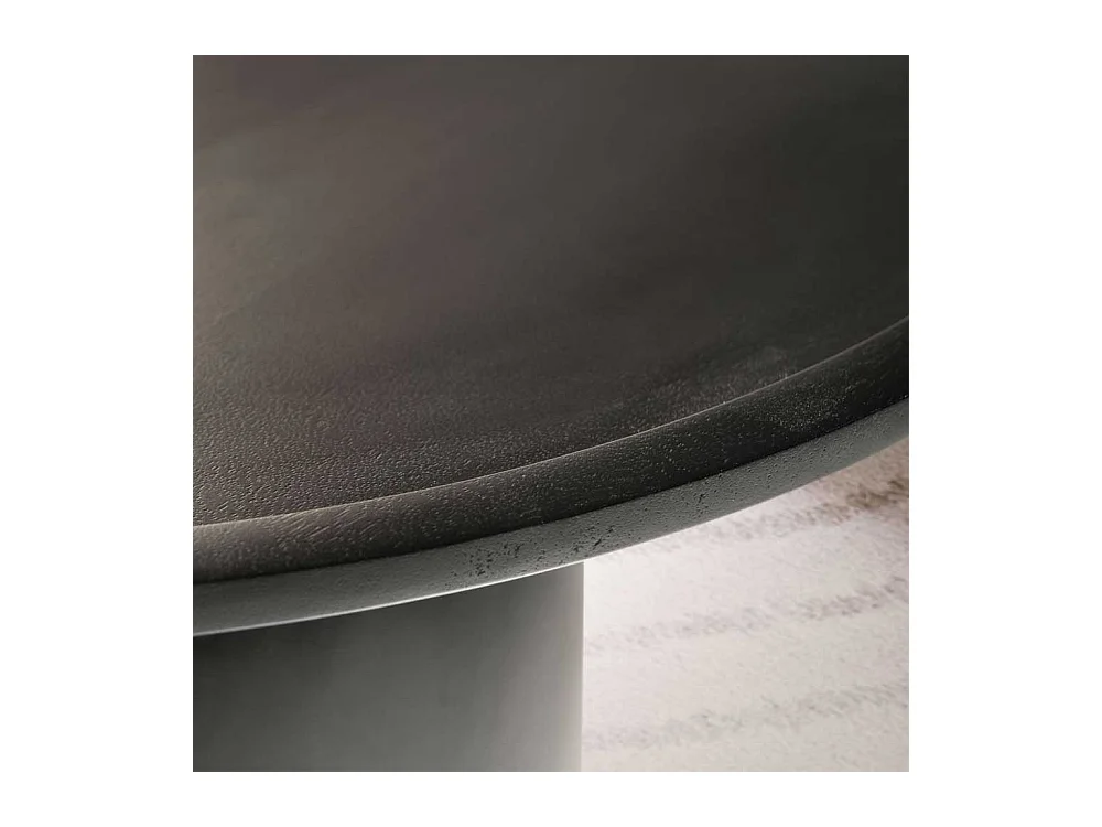 Couchtisch in runder Form Massivholz