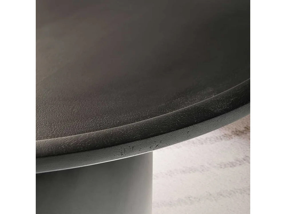 Couchtisch in runder Form Massivholz