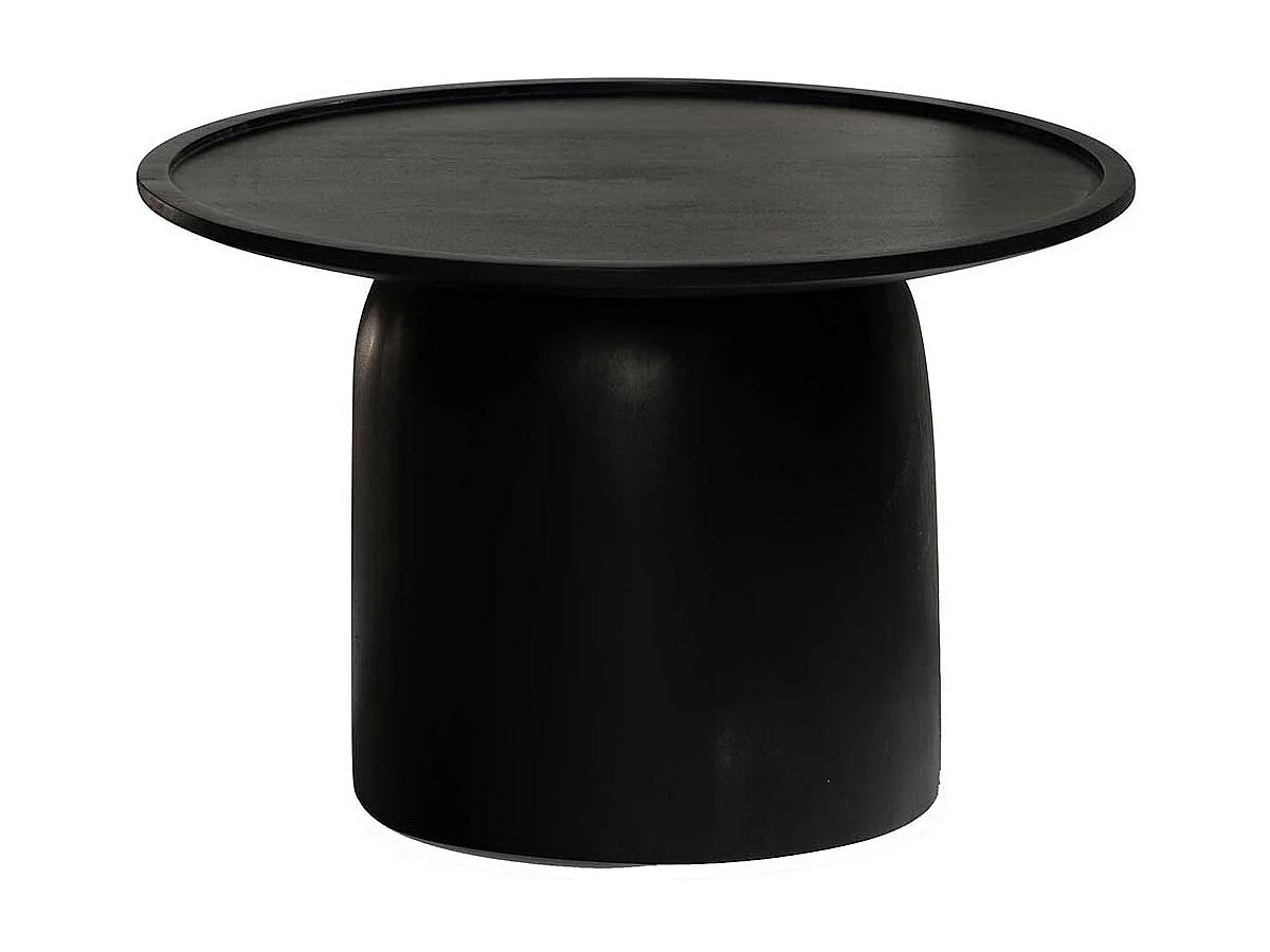 Couchtisch in runder Form Massivholz