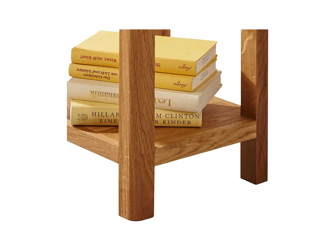 Telefontisch aus Wildeiche Massivholz Schublade