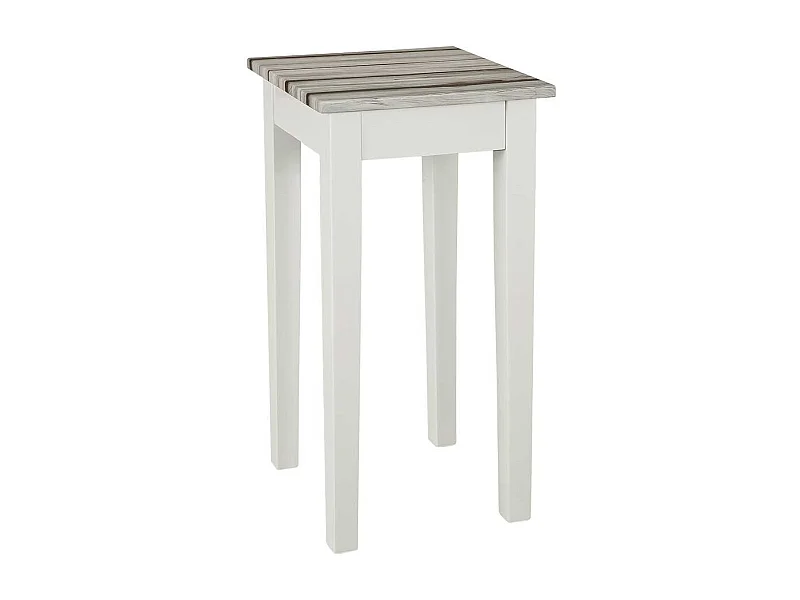 Landhaustisch in Weiß Kiefer Grau