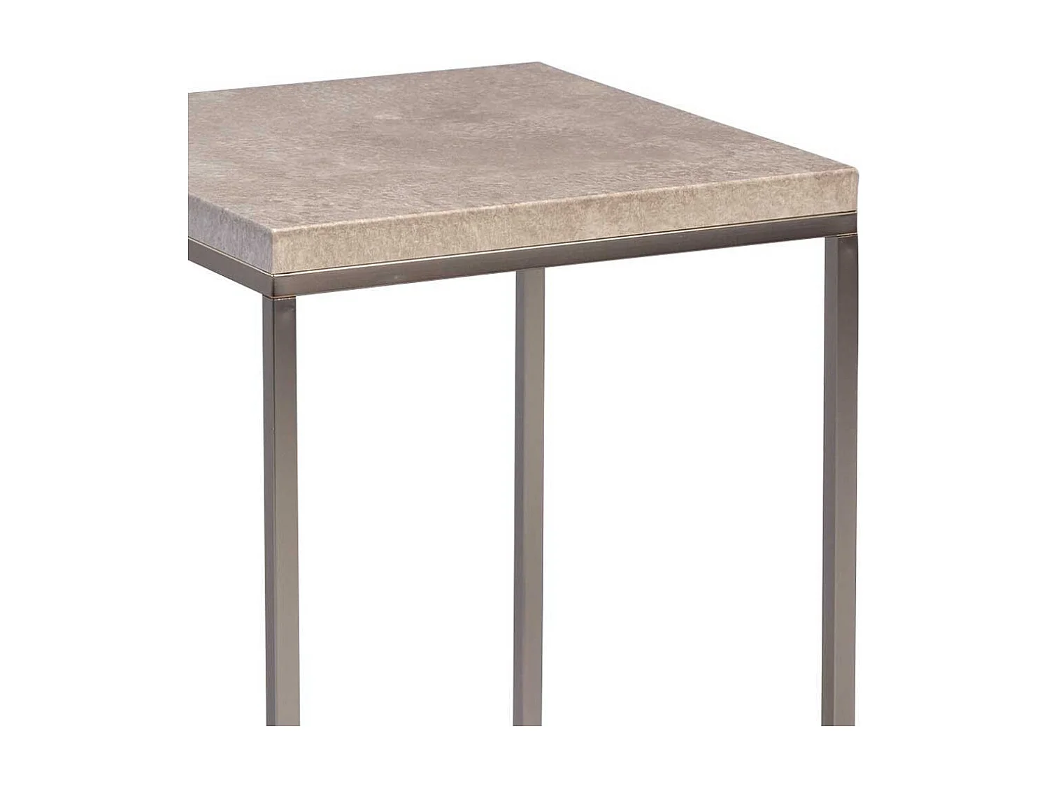 Tischchen in Beton Grau Metall