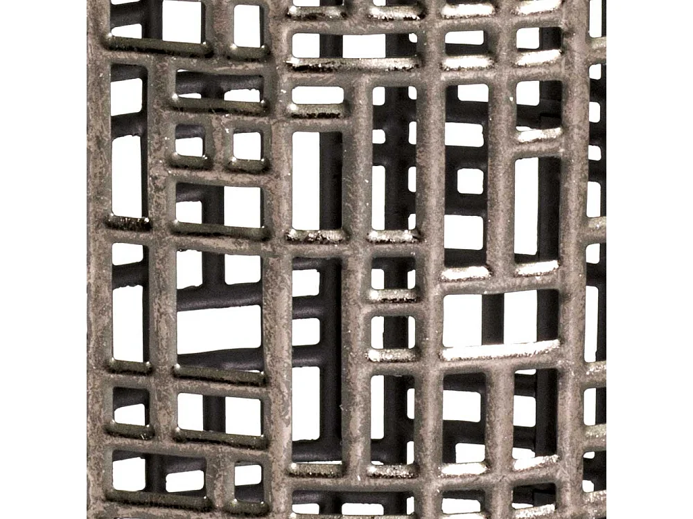 Kleiner Wohnzimmertisch in Bronzefarben runde Glasplatte