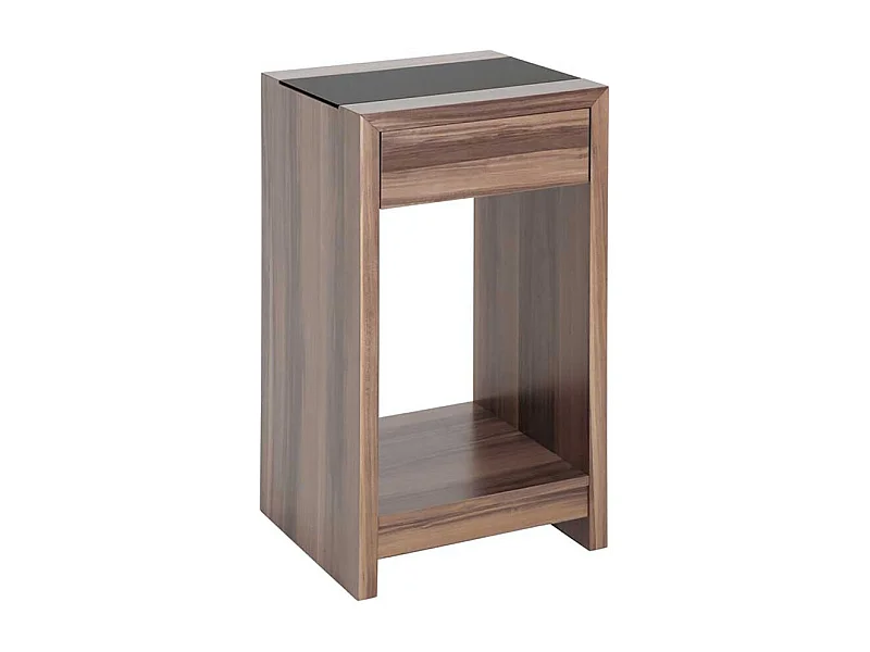 Telefontisch in Nussbaumfarben