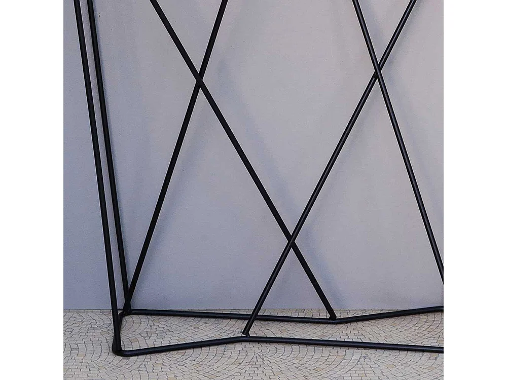 Flur Tisch in Schwarz Stahl