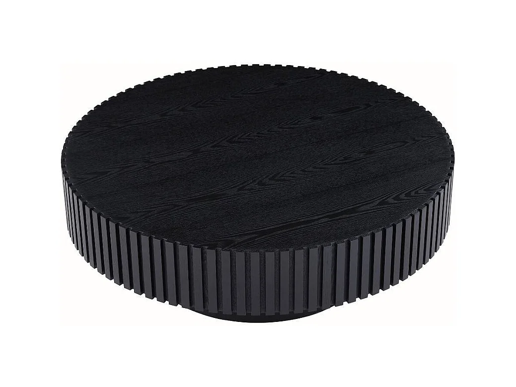 Salontisch Designercouchtisch in Schwarz 80 cm breit