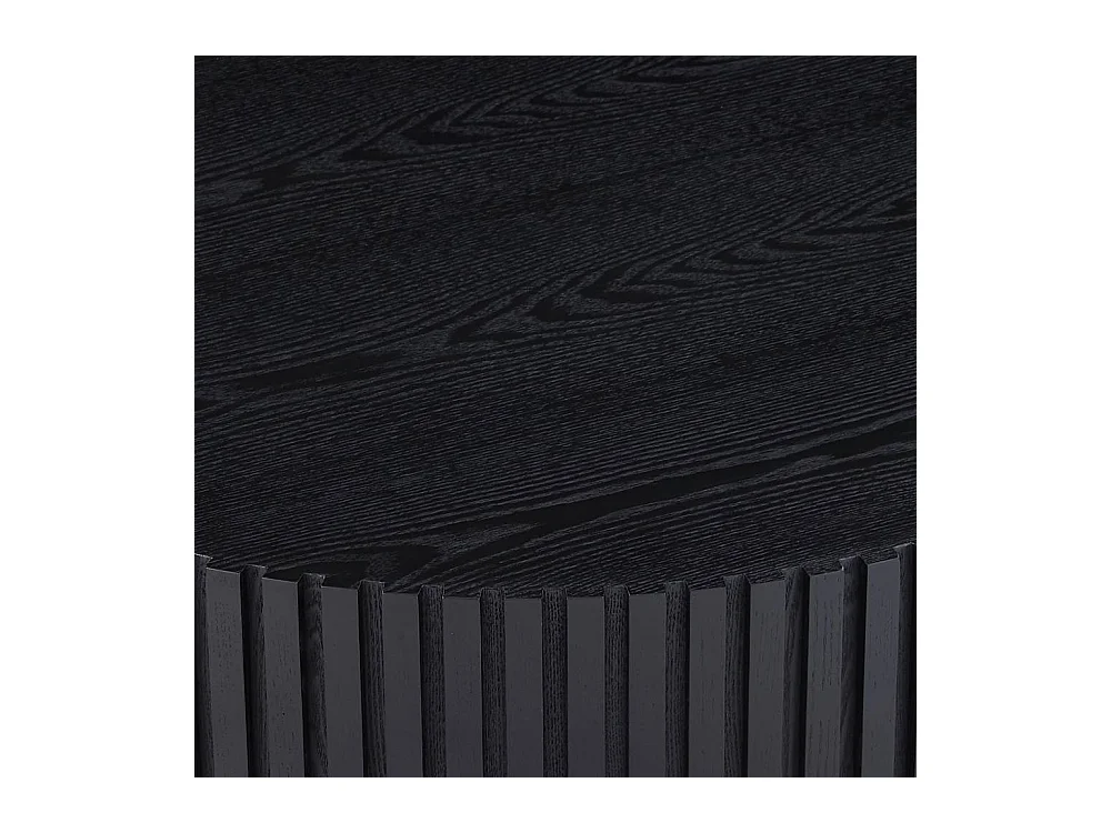 Salontisch Designercouchtisch in Schwarz 80 cm breit