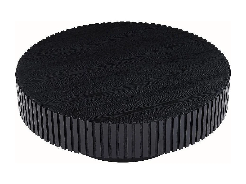 Salontisch Designercouchtisch in Schwarz 80 cm breit